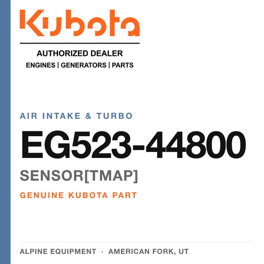 Genuine Kubota sensor[tmap], part number EG523-44800 — Alpine Equipment