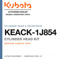 Genuine Kubota cylinder head kit, part number KEACK-1J854 — Alpine Equipment