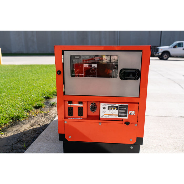 Kubota GL14000 generator control panel