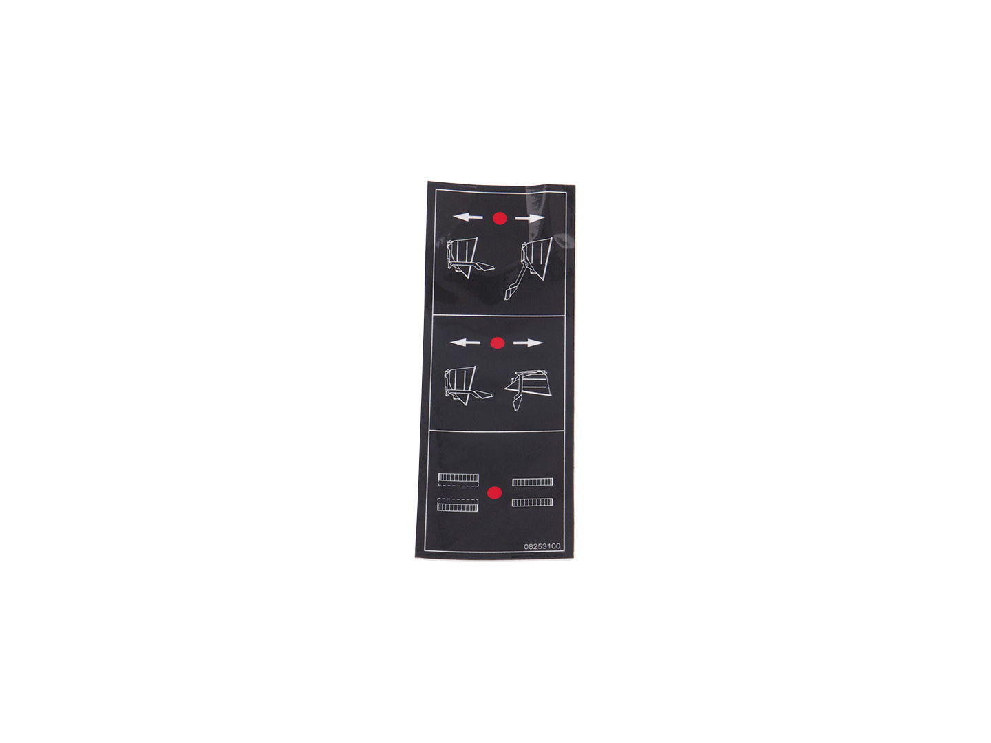 8253100 | DECAL,HS701E CONTROLS