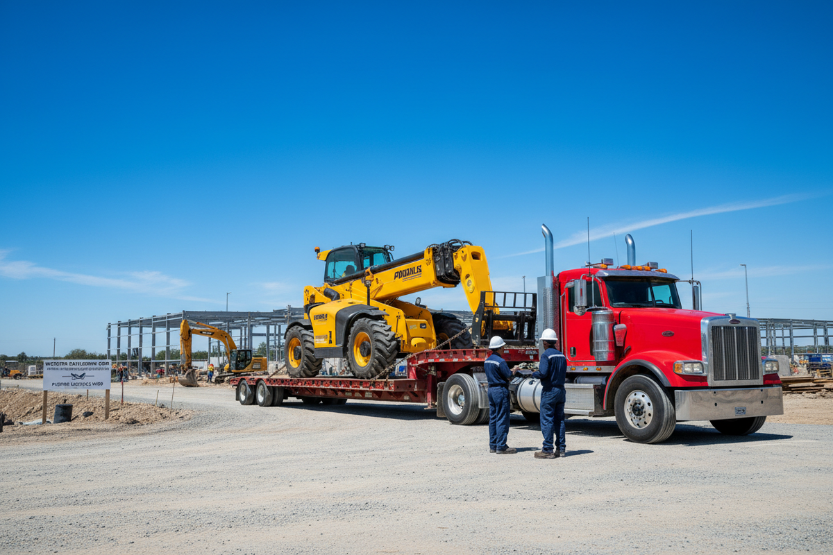 telehandler delivery