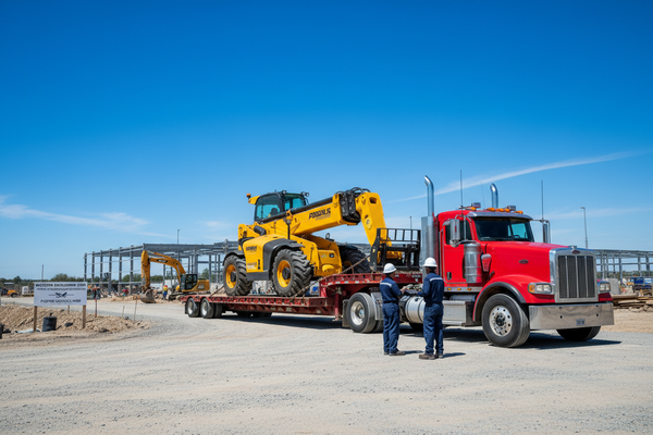 telehandler delivery