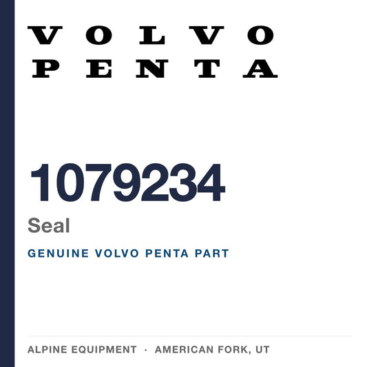 Volvo Penta 1079234 Seal — genuine part from Alpine Equipment, American Fork UT