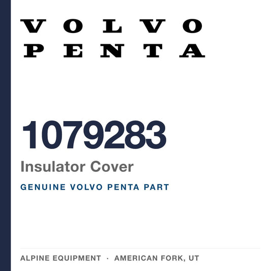 Volvo Penta 1079283 Insulator Cover — genuine part from Alpine Equipment, American Fork UT