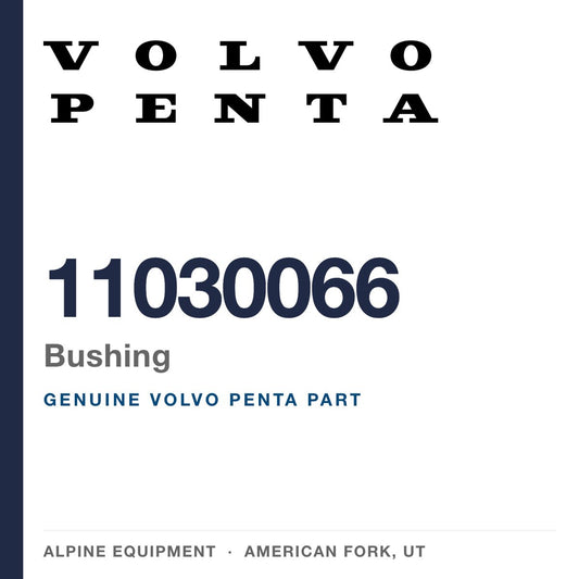 Volvo Penta 11030066 Bushing — genuine part from Alpine Equipment, American Fork UT
