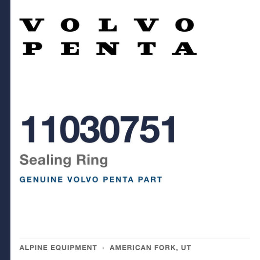 Volvo Penta 11030751 Sealing Ring — genuine part from Alpine Equipment, American Fork UT