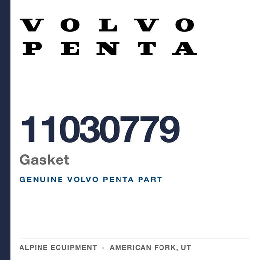 Volvo Penta 11030779 Gasket — genuine part from Alpine Equipment, American Fork UT
