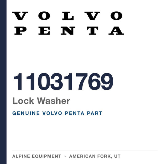 Volvo Penta 11031769 Lock Washer — genuine part from Alpine Equipment, American Fork UT