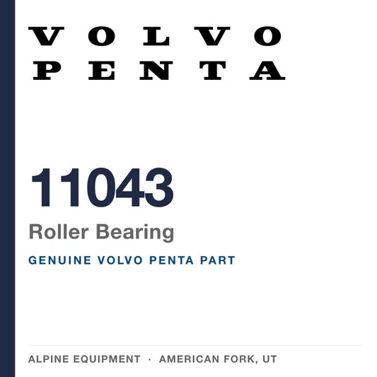 Volvo Penta 11043 Roller Bearing — genuine part from Alpine Equipment, American Fork UT