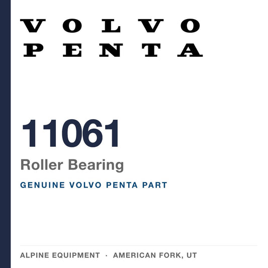 Volvo Penta 11061 Roller Bearing — genuine part from Alpine Equipment, American Fork UT