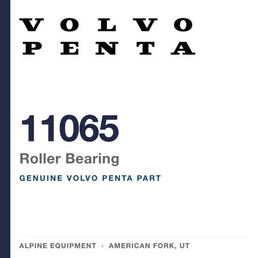 Volvo Penta 11065 Roller Bearing — genuine part from Alpine Equipment, American Fork UT