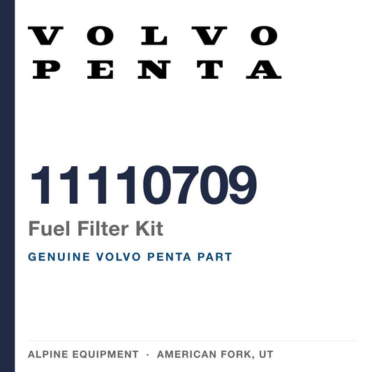 Volvo Penta 11110709 Fuel Filter Kit — genuine part from Alpine Equipment, American Fork UT