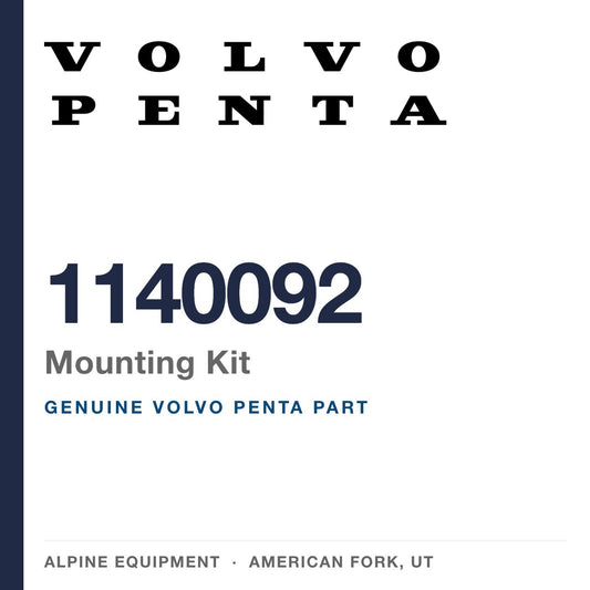 Volvo Penta 1140092 Mounting Kit — genuine part from Alpine Equipment, American Fork UT