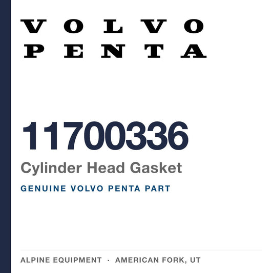 Volvo Penta 11700336 Cylinder Head Gasket — genuine part from Alpine Equipment, American Fork UT