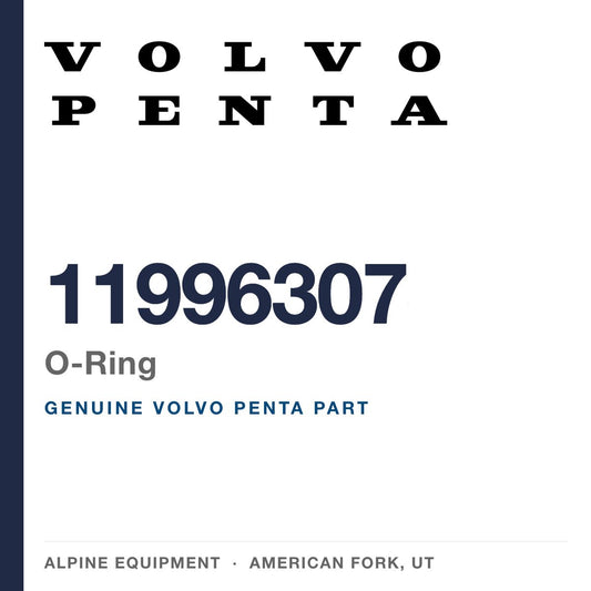 Volvo Penta 11996307 O-Ring — genuine part from Alpine Equipment, American Fork UT