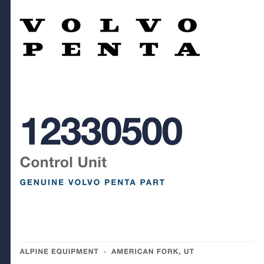 Volvo Penta 12330500 Control Unit — genuine part from Alpine Equipment, American Fork UT