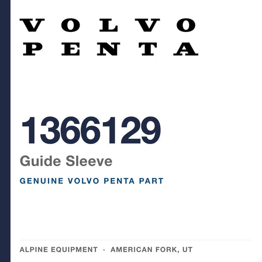 Volvo Penta 1366129 Guide Sleeve — genuine part from Alpine Equipment, American Fork UT