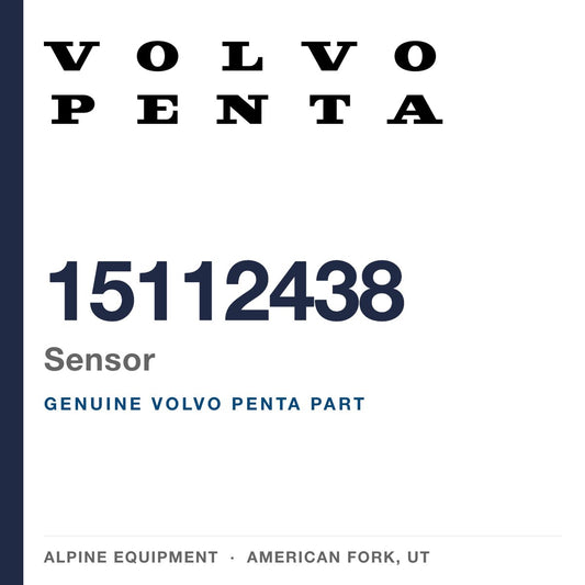 Volvo Penta 15112438 Sensor — genuine part from Alpine Equipment, American Fork UT