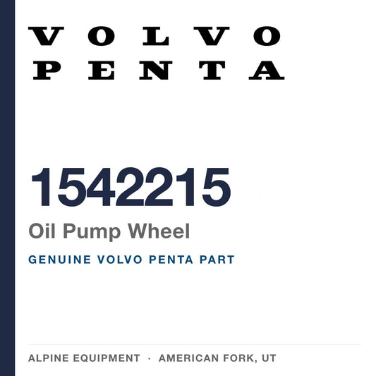 Volvo Penta 1542215 Oil Pump Wheel — genuine part from Alpine Equipment, American Fork UT