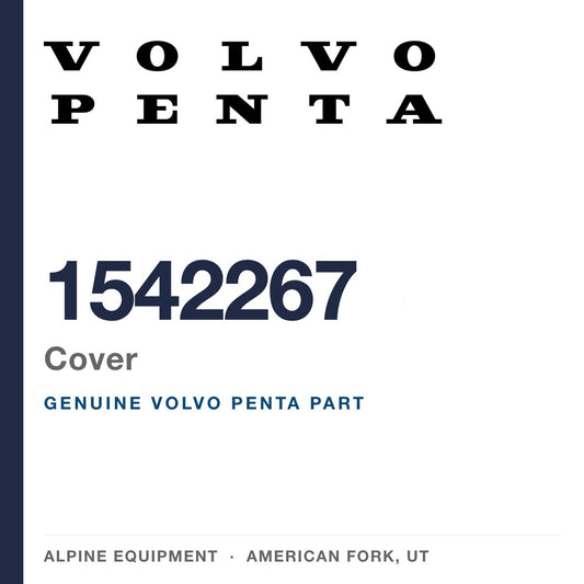 Volvo Penta 1542267 Cover — genuine part from Alpine Equipment, American Fork UT