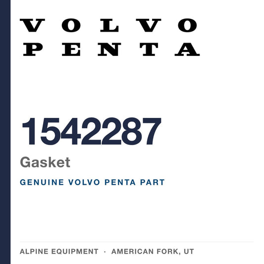 Volvo Penta 1542287 Gasket — genuine part from Alpine Equipment, American Fork UT