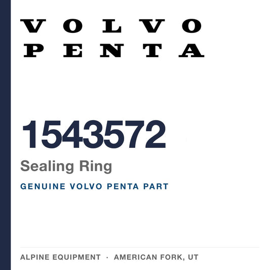 Volvo Penta 1543572 Sealing Ring — genuine part from Alpine Equipment, American Fork UT