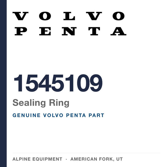 Volvo Penta 1545109 Sealing Ring — genuine part from Alpine Equipment, American Fork UT