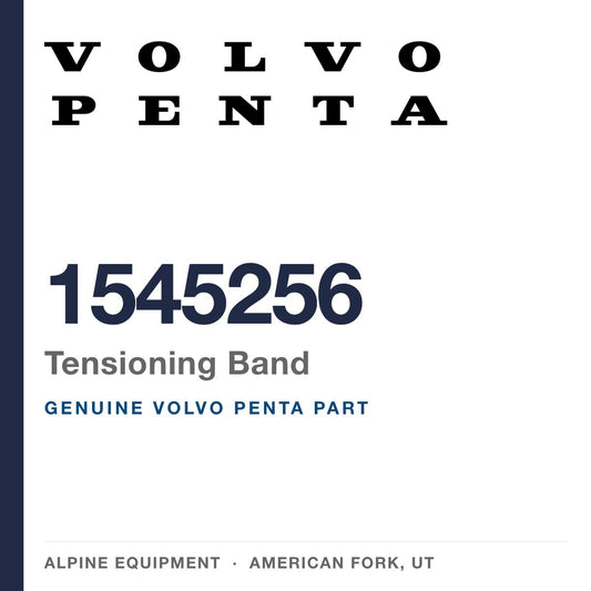 Volvo Penta 1545256 Tensioning Band — genuine part from Alpine Equipment, American Fork UT