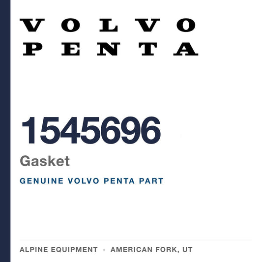 Volvo Penta 1545696 Gasket — genuine part from Alpine Equipment, American Fork UT