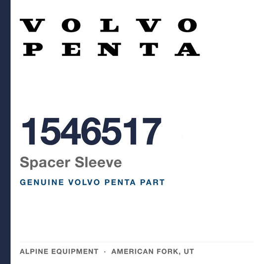 Volvo Penta 1546517 Spacer Sleeve — genuine part from Alpine Equipment, American Fork UT