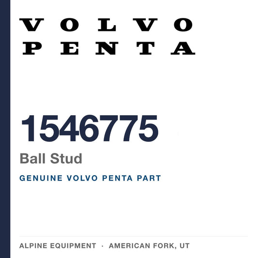 Volvo Penta 1546775 Ball Stud — genuine part from Alpine Equipment, American Fork UT