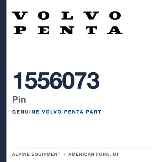 Volvo Penta 1556073 Pin — genuine part from Alpine Equipment, American Fork UT