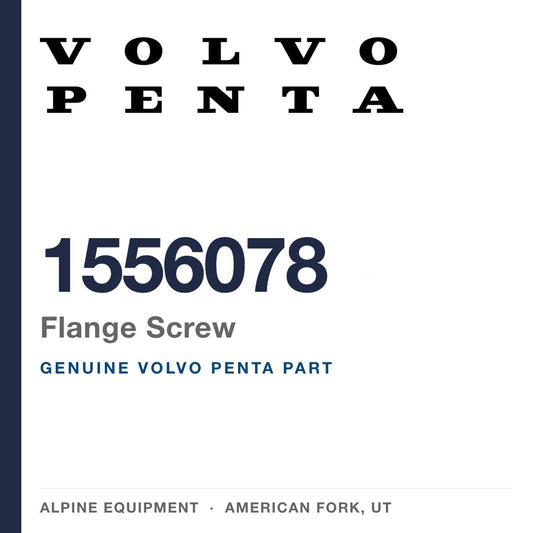 Volvo Penta 1556078 Flange Screw — genuine part from Alpine Equipment, American Fork UT