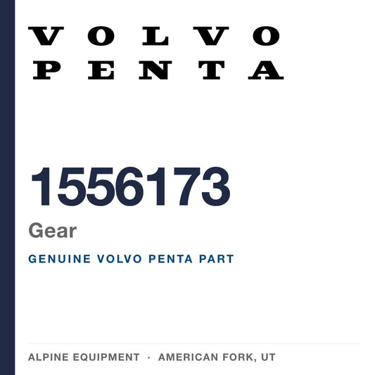 Volvo Penta 1556173 Gear — genuine part from Alpine Equipment, American Fork UT