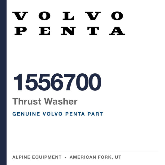 Volvo Penta 1556700 Thrust Washer — genuine part from Alpine Equipment, American Fork UT