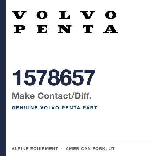 Volvo Penta 1578657 Make Contact/Diff. — genuine part from Alpine Equipment, American Fork UT