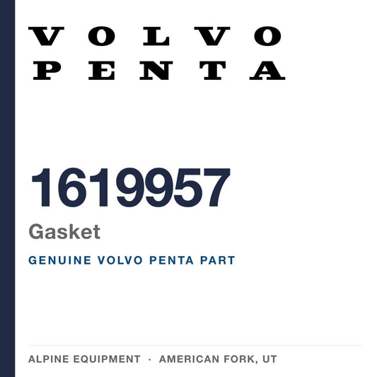 Volvo Penta 1619957 Gasket — genuine part from Alpine Equipment, American Fork UT