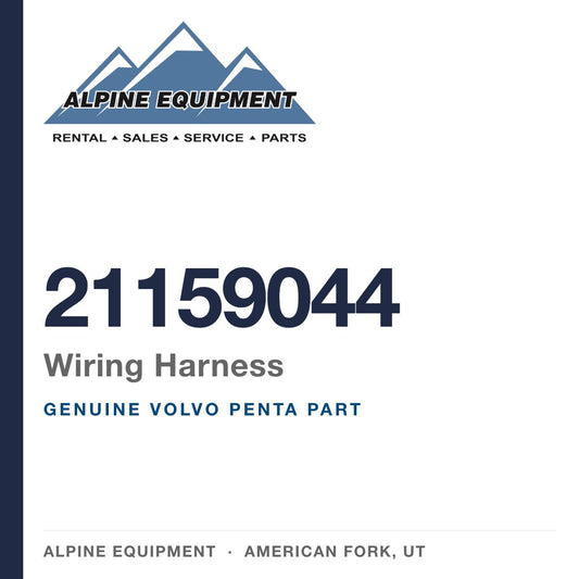 Volvo Penta 21159044 Wiring Harness — genuine part from Alpine Equipment, American Fork UT