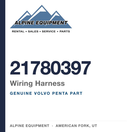 Volvo Penta 21780397 Wiring Harness — genuine part from Alpine Equipment, American Fork UT