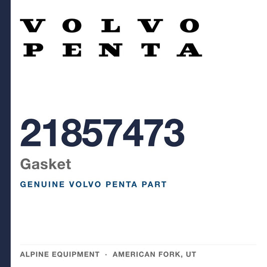 Volvo Penta 21857473 Gasket — genuine part from Alpine Equipment, American Fork UT