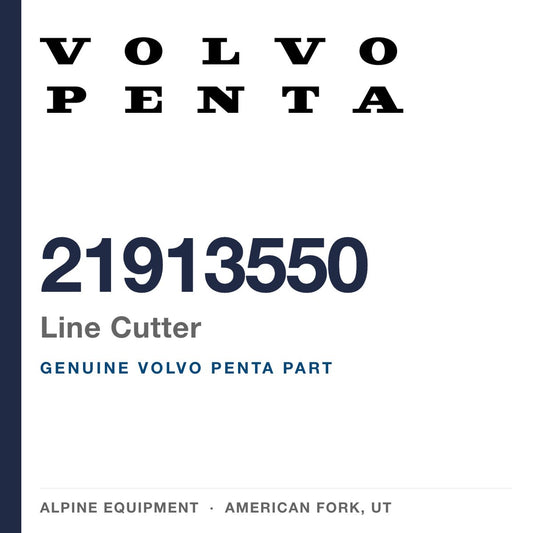 Volvo Penta 21913550 Line Cutter — genuine part from Alpine Equipment, American Fork UT