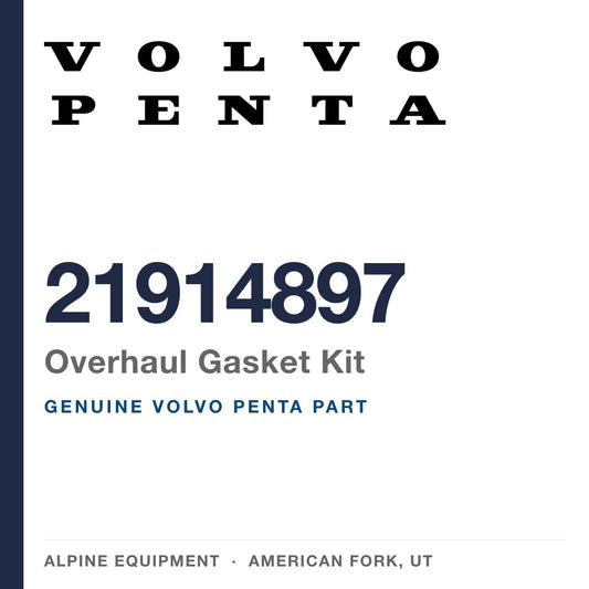 Volvo Penta 21914897 Overhaul Gasket Kit — genuine part from Alpine Equipment, American Fork UT