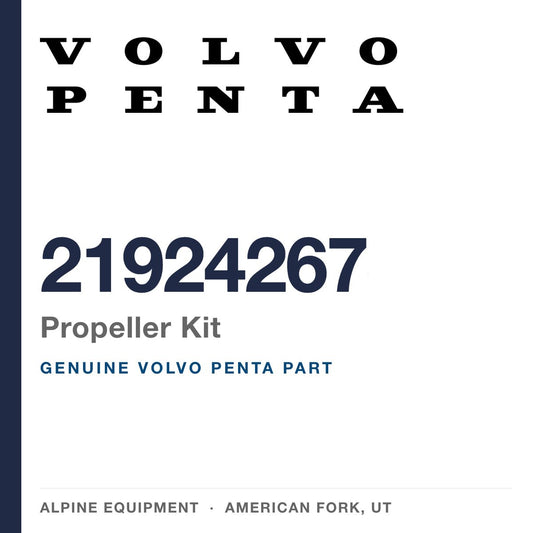 Volvo Penta 21924267 Propeller Kit — genuine part from Alpine Equipment, American Fork UT