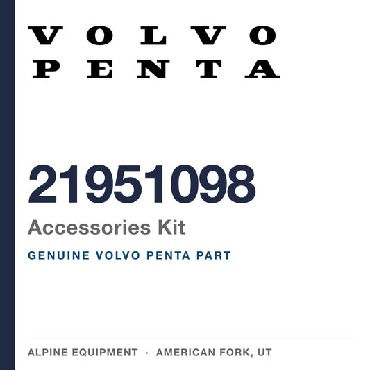 Volvo Penta 21951098 Accessories Kit — genuine part from Alpine Equipment, American Fork UT