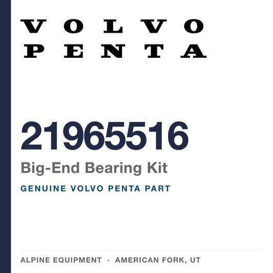 Volvo Penta 21965516 Big-End Bearing Kit — genuine part from Alpine Equipment, American Fork UT