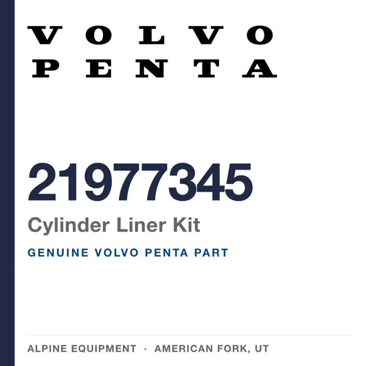 Volvo Penta 21977345 Cylinder Liner Kit — genuine part from Alpine Equipment, American Fork UT