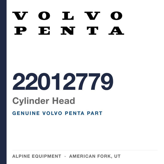Volvo Penta 22012779 Cylinder Head — genuine part from Alpine Equipment, American Fork UT