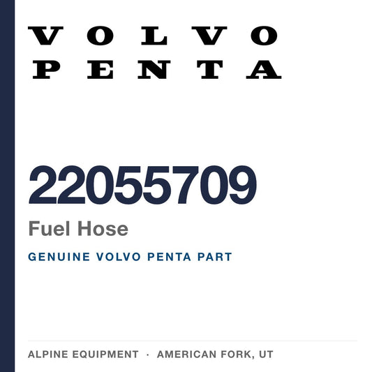 Volvo Penta 22055709 Fuel Hose — genuine part from Alpine Equipment, American Fork UT
