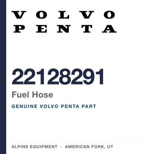 Volvo Penta 22128291 Fuel Hose — genuine part from Alpine Equipment, American Fork UT