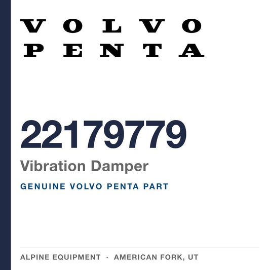 Volvo Penta 22179779 Vibration Damper — genuine part from Alpine Equipment, American Fork UT
